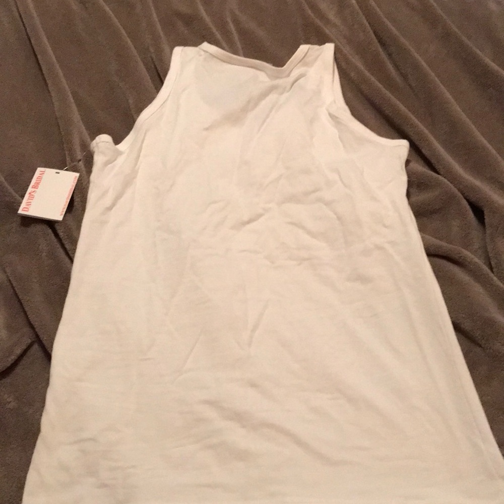 NWT. Rhinestone Bride tank top. 👰🏻 - Picture 4 of 6